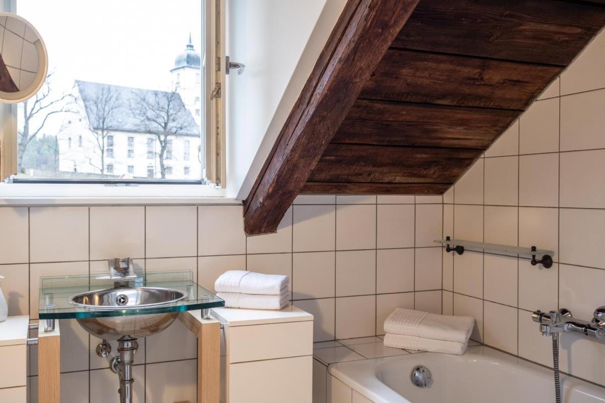Apartmenthaus Brunnenhof Papstdorf Exteriér fotografie