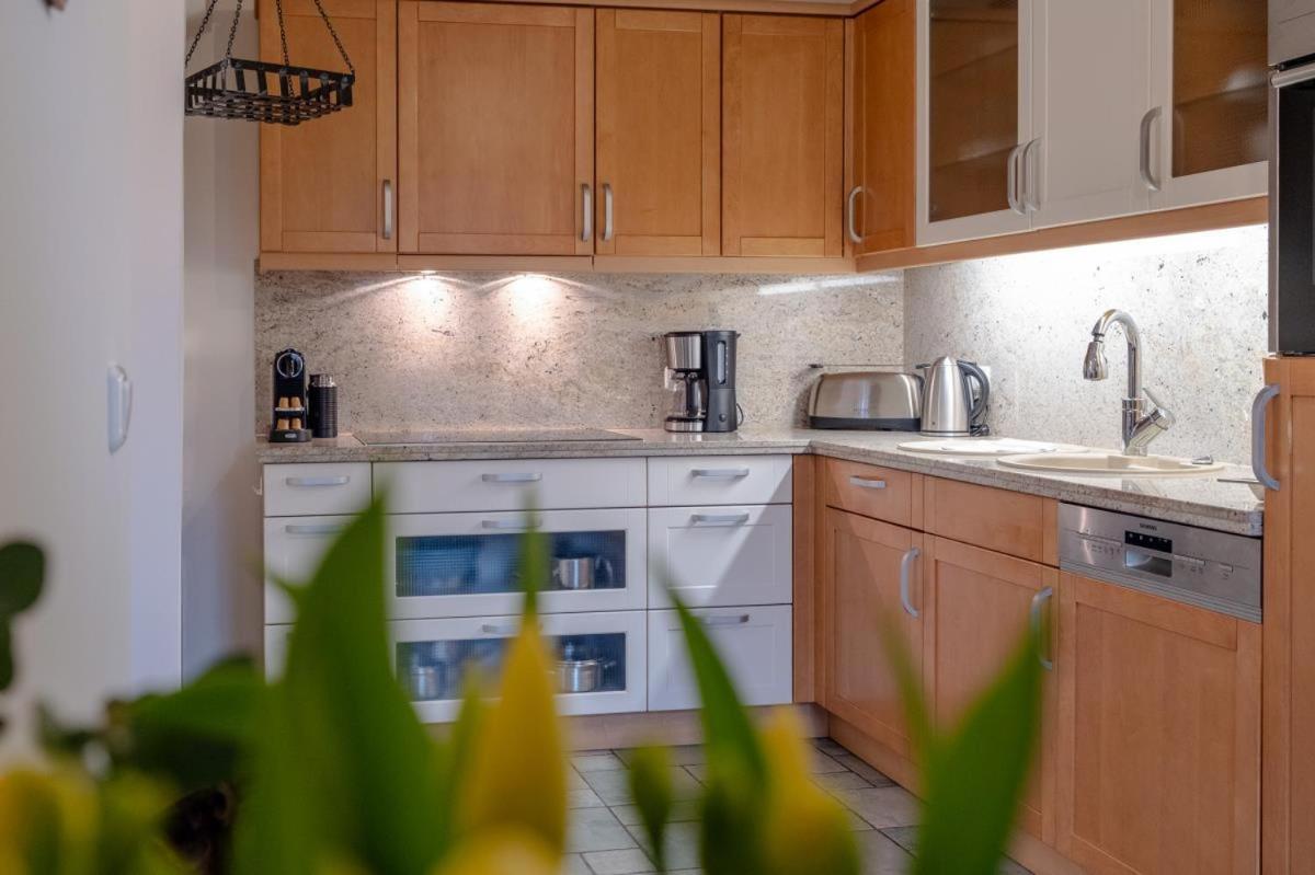 Apartmenthaus Brunnenhof Papstdorf Exteriér fotografie