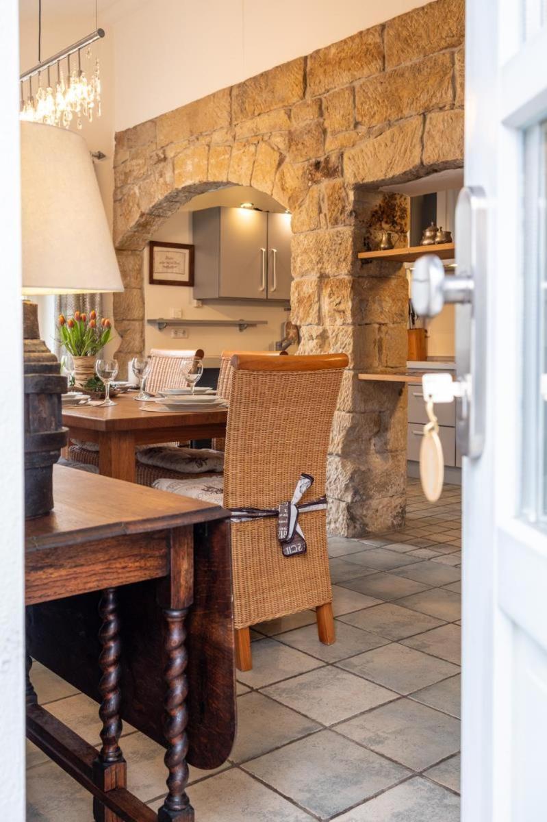Apartmenthaus Brunnenhof Papstdorf Exteriér fotografie